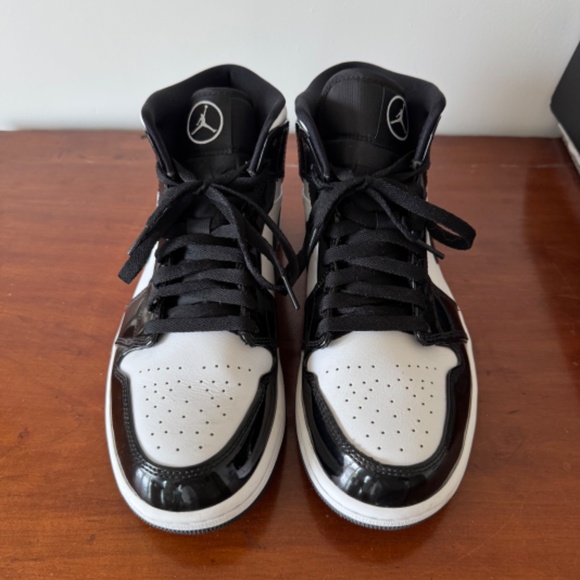 Jordan 1 Mid SE All-Star Carbon Fiber Black/White - Size 9.5 - Picture 5 of 8